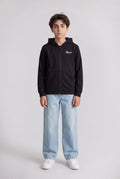 Gilet zippé à capuche GICLASS COMPANY JR NOIR - 1