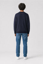 Pull droit P-JIMMY JR TOTAL NAVY - 2