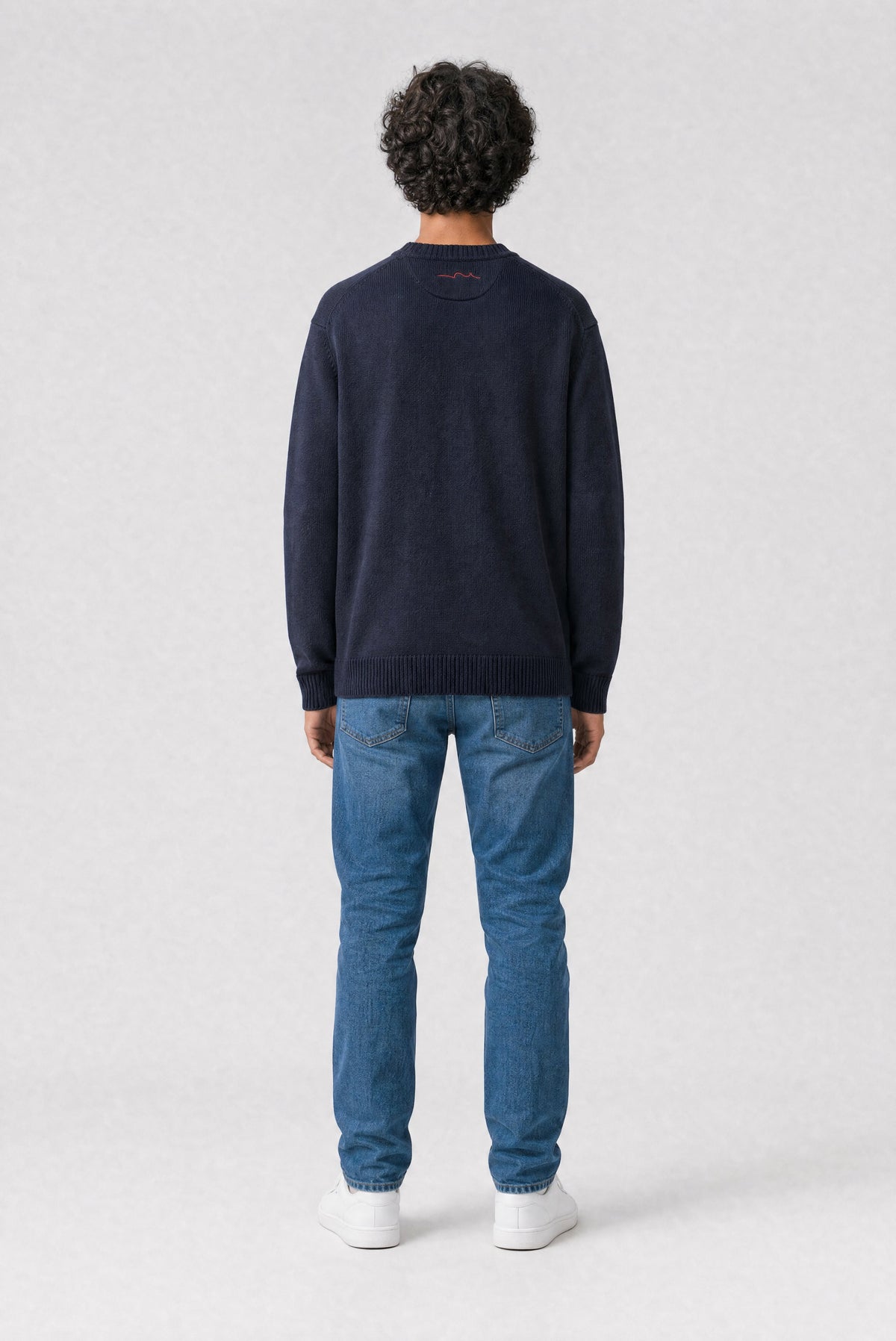 Pull droit P-JIMMY JR TOTAL NAVY - 2