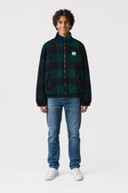 Blouson polaire B-CHARLES JR VERT PIN - 1