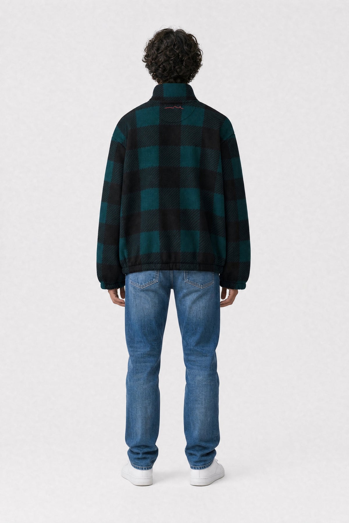 Blouson polaire B-CHARLES JR VERT PIN - 2
