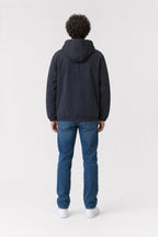 Blouson à capuche sherpa B-QUENTIN JR DARK NAVY - 2