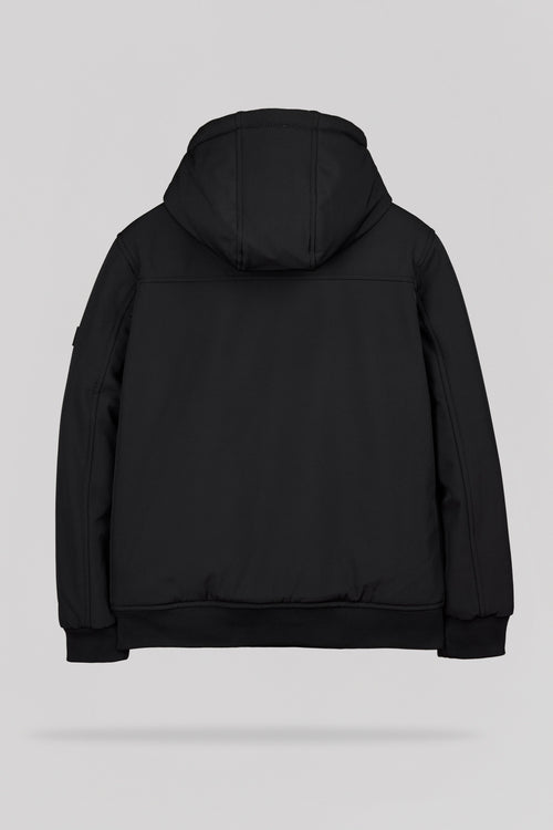 Blouson déperlant à capuche B-SAMY JR NOIR - 2