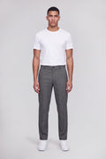 Pantalon ville P-CONRAD GRIS CHINE - 1