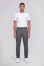 Pantalon ville P-CONRAD GRIS CHINE - 1