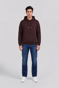 Sweat ample S-ADRIEN HOODY MARRON PRUNE - 1
