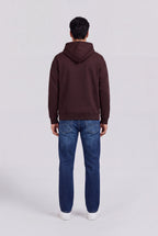 Sweat ample S-ADRIEN HOODY MARRON PRUNE - 2