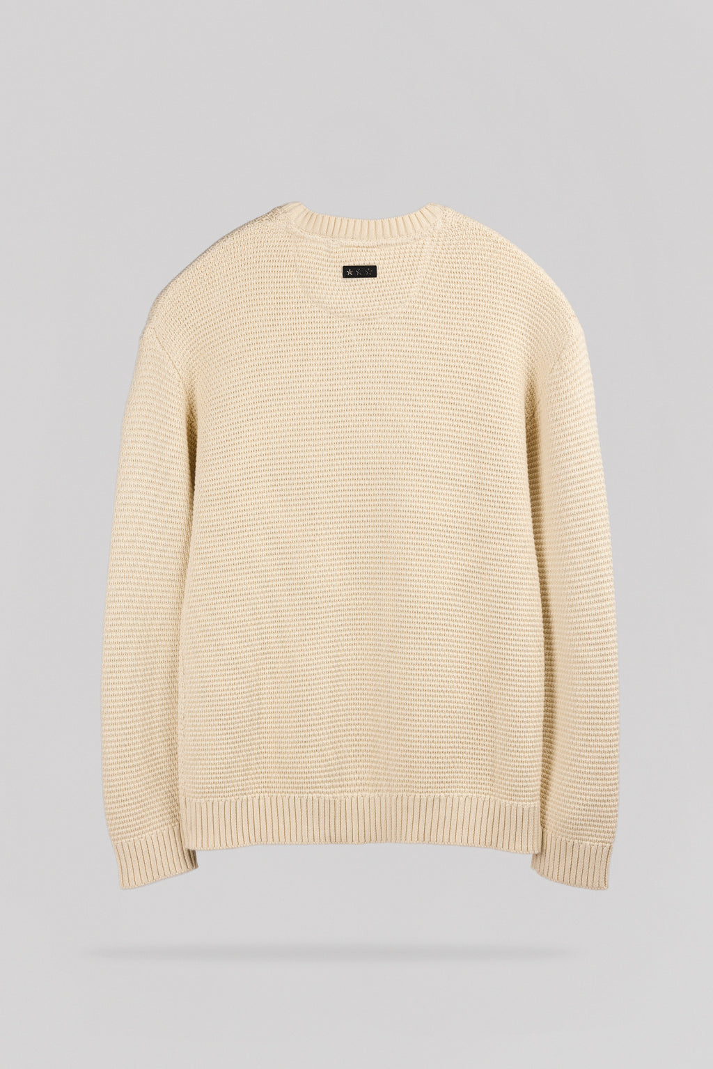 Pull col rond P-HOWARD BEIGE LIN - 2
