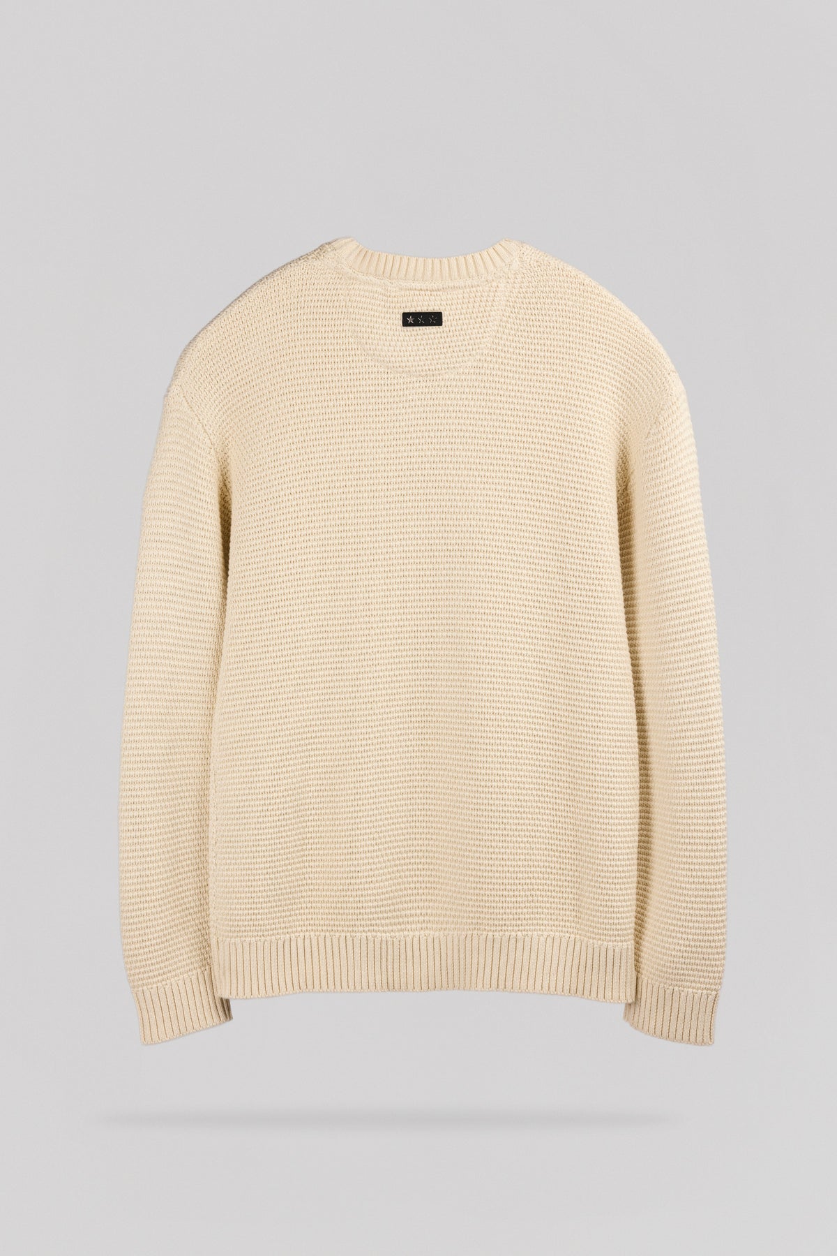 Pull col rond P-HOWARD BEIGE LIN - 2