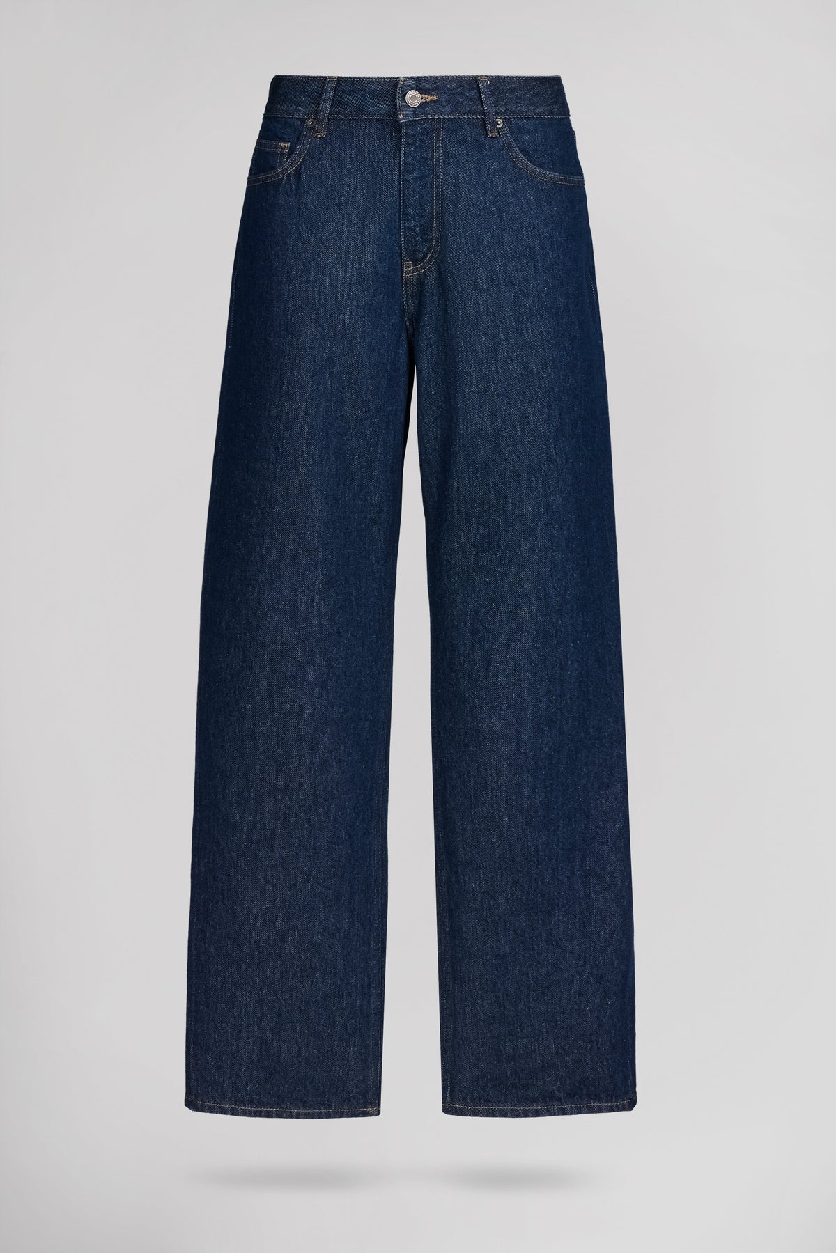 Jean droit taille basse TOMBOY DARK BLUE - 1
