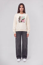 Sweat oversize S-VAYA RC MIDDLE WHITE - 1