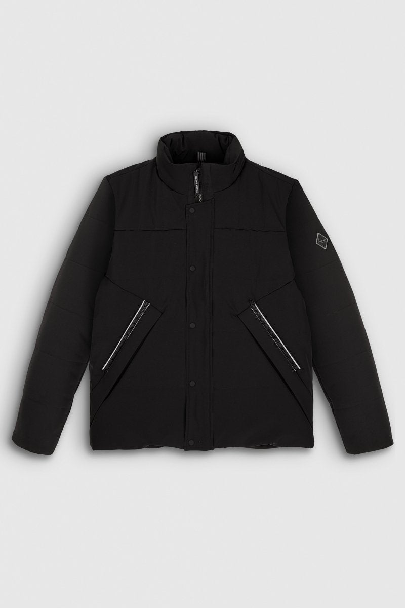Blouson zippé déperlant B-MEVEN CHARBON - 1