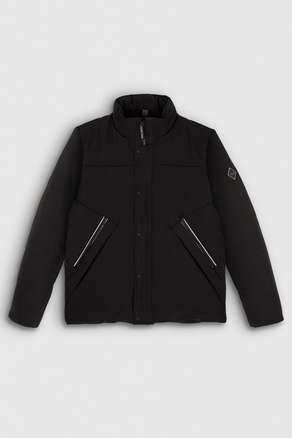 Blouson zippé déperlant B-MEVEN CHARBON - 1